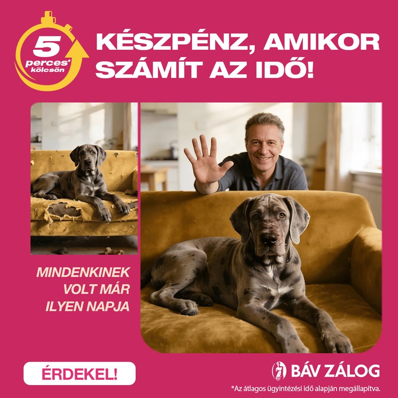BÁV zálogkölcsön kampány