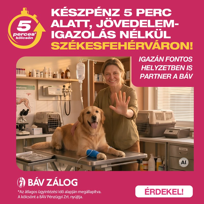 BÁV zálogfiók Székesfehérvár
