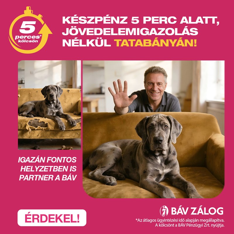 BÁV zálogfiók Tatabánya